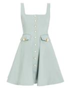 Alexis Nena Sleeveless Button Front Dress Sea Foam L