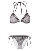 Missoni Mare Black And White Zig Zag Bikini Black/white 40