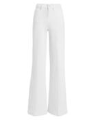 Frame Le Palazzo Braided Waistband Jeans White 30