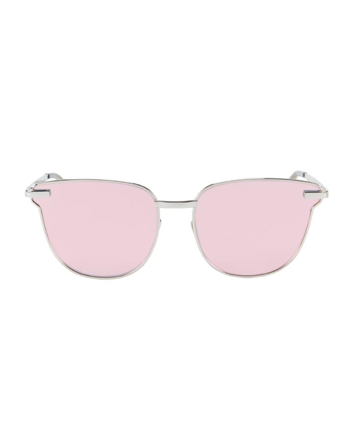 Le Specs Luxe Pharaoh Metal Frame Sunglasses Metallic 1size