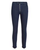 J Brand Alana Exposed Zip Skinny Jeans Denim-drk 23