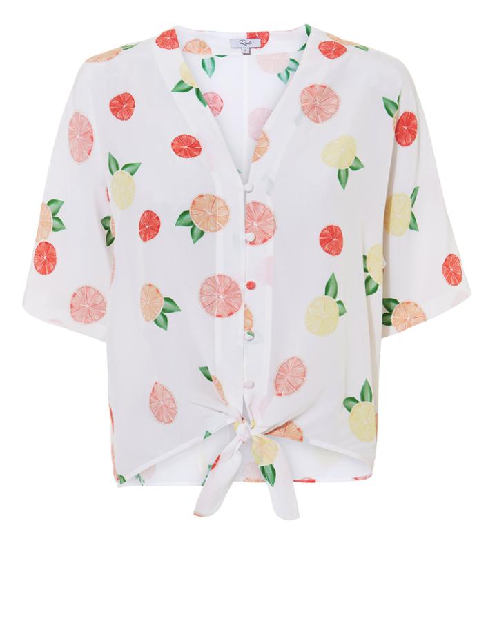 Rails Thea Citrus Cropped Top Multi P