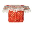Nightcap Clothing Samba Printed Top Red M