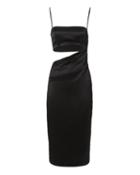 Misha Selina Cutout Detail Dress Black Zero