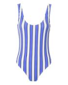 Caroline Constas Mer Artisi Striped One Piece Swimsuit Multi P