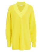 Tibi Airy V-neck Sweater Yellow P
