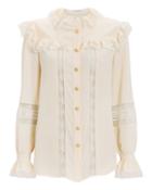Philosophy Di L.serafini Philosophy Di Lorenzo Serafini Victorian Lace Blouse White 42