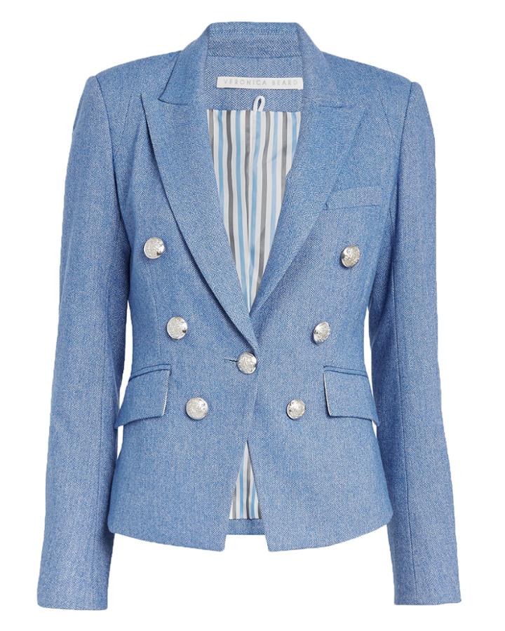 Veronica Beard Diego Jacket Blue-med 2