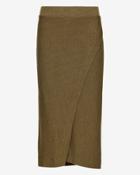 Enza Costa Exclusive Wrap Midi Skirt