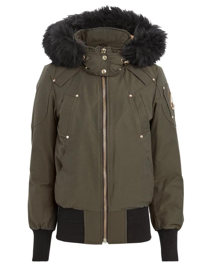 Mooseknuckles Moose Knuckles Goldboro Bomber Jacket Olive/black S