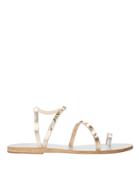 Ancient Greek Shoes Ancient Greek Sandals Apli Eleftheria Studded Gold Sandals Metallic 35