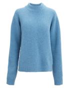 Tibi Blue Easy Pullover Sweater Blue S