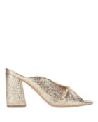Loeffler Randallshoe Loeffler Randall Laurel Crinkle Metallic Gold Sandals Metallic 36
