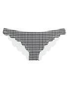 Marysia Gingham Broadway Bikini Bottom White/black S