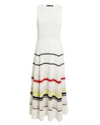 Proenza Schouler Striped Skirt Midi Dress White/stripe S