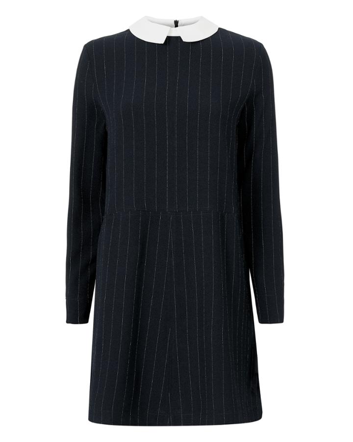 Ganni Clark Collared Shift Dress