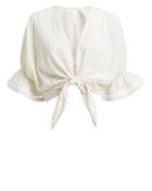 Clube Bossa Cullen Tie Front Top Ivory P