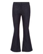 Derek Lam 10 Crosby Denim Crop Flare Trousers Denim-drk Zero