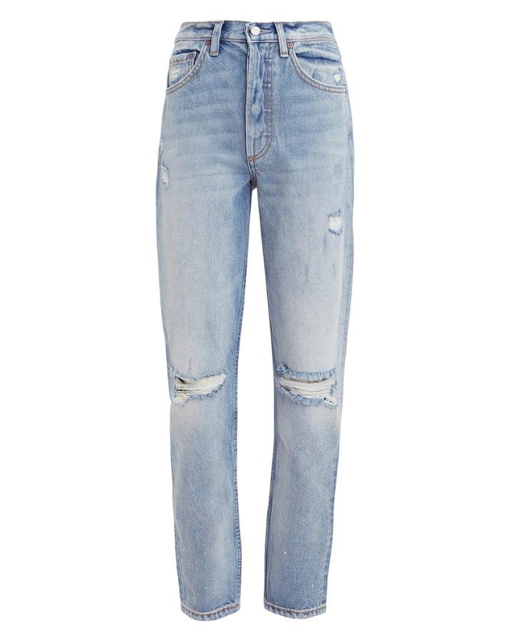 Boyish Jeans The Billy Skinny Jeans Light Blue Bleached Denim 28