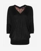 Derek Lam Knit Batwing Sweater: Black