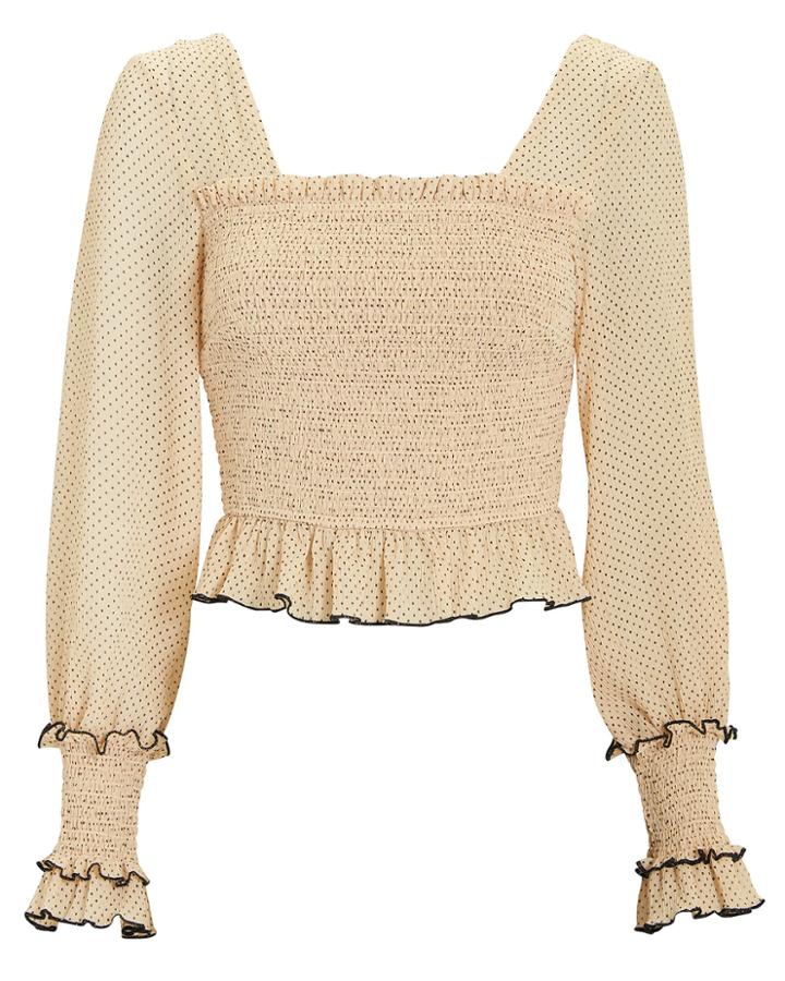 The East Order Chloe Top Beige P