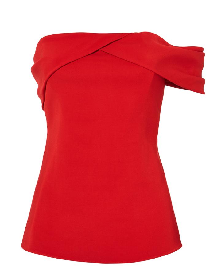 Cushnie Et Ochs Amira Top Red Zero