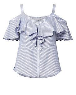 Veronica Beard Grant Cold Shoulder Top