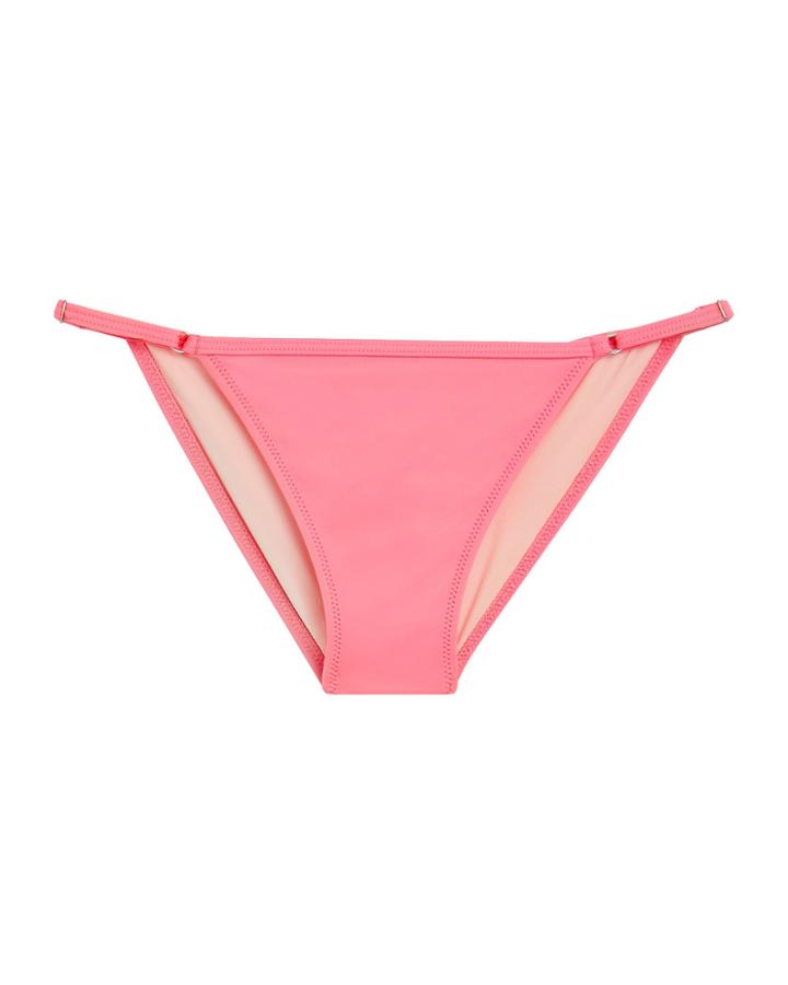 Solid & Striped Lulu Adjustable Bikini Bottom Flamingo Pink M