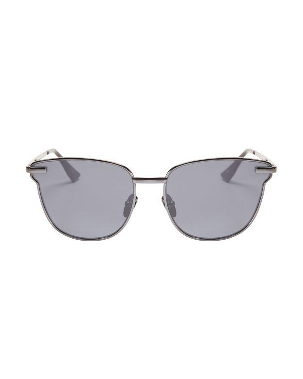 Le Specs Pharaoh Metal Frame Sunglasses: Black