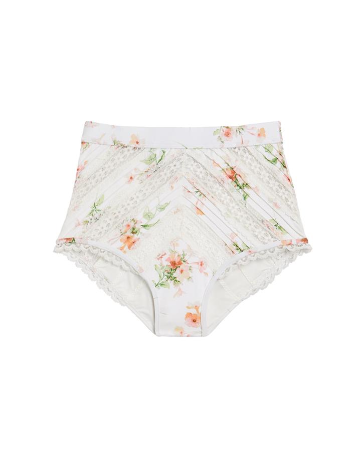 Zimmermann Heathers Floral Bikini Bottom White/floral 3
