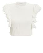 Philosophy Di L.serafini Philosophy Di Lorenzo Serafini Cropped Tassel Sweater Ivory 40