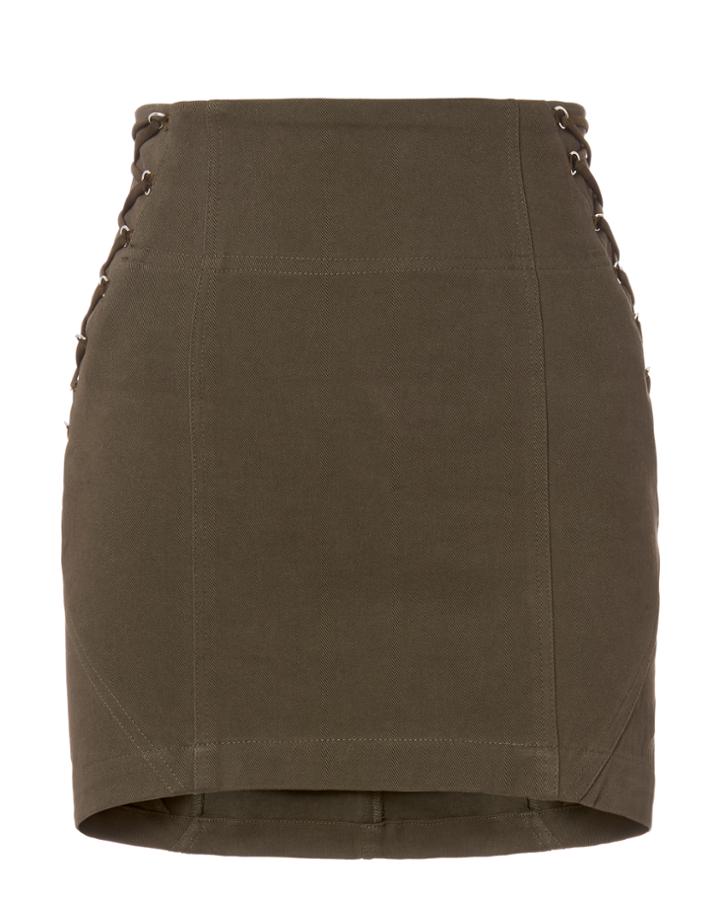 Michelle Mason Corset Mini Skirt
