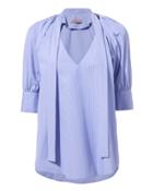 Maggie Marilyn You Lift Me Up Blouse Blue-lt 6