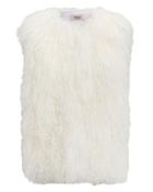 Yves Salomon Mongolian Vest Ivory 34