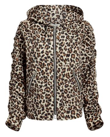 Veronica Beard Sibila Leopard Anorak Leopard M