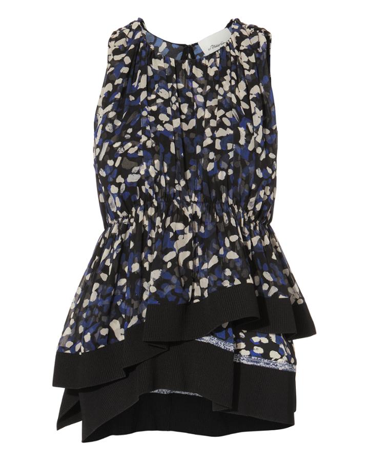 3.1 Phillip Lim Painted Dot Tank Navy 2