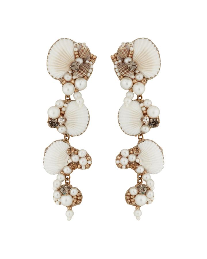 Deepa Gurnani Deepa By Deepa Gurnani Aliyah Earrings Ivory 1size