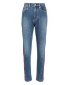 Calvin Klein Jeans High-rise Red Side Stripe Jeans Blue/red 25
