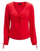 Exclusive For Intermix Intermix Mikaela Top Red 2