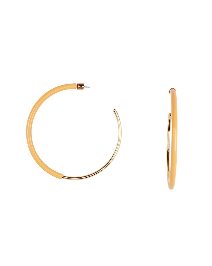 Jenny Bird Lola Hoops Yellow-lt 1size