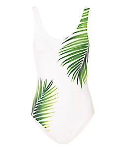 Onia Kelly Palm Print One Piece Swimsuit