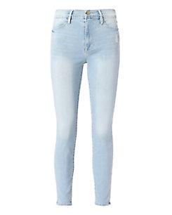 Frame Le High Light Skinny Crop Jeans