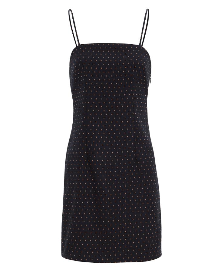 The East Order Laurie Mini Dress Black/white S
