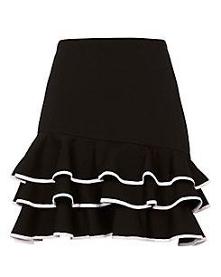 Jonathan Simkhai Tiered Ruffle Mini Skirt