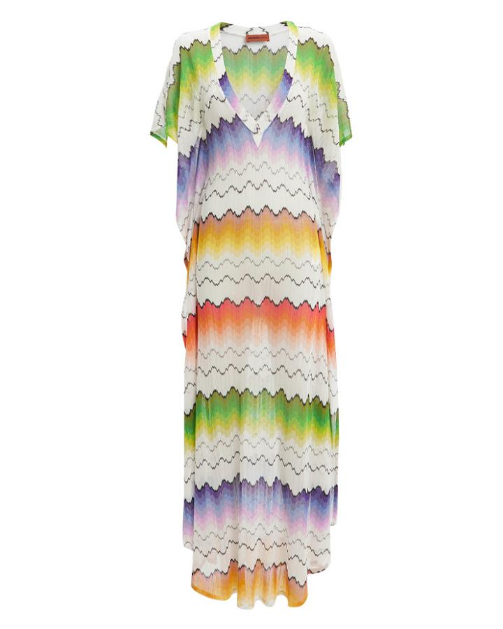 Missoni Mare Long Cover-up Green/purple/orange/black/white 40