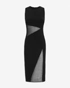 Cushnie Et Ochs Mid-section Netting Sleeveless Dress