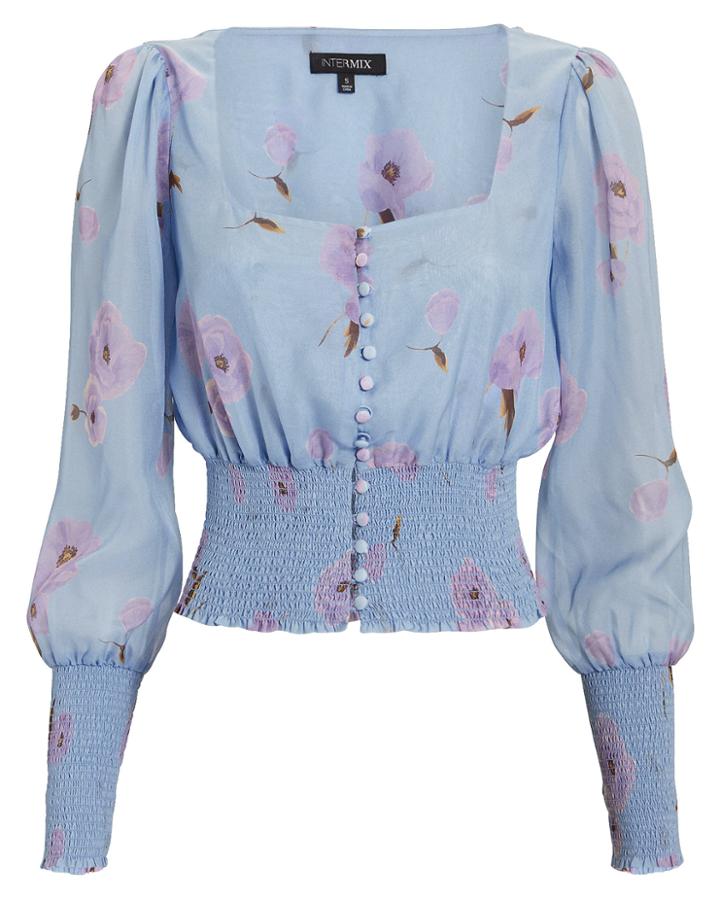 Exclusive For Intermix Intermix Adelaide Printed Top Multi S