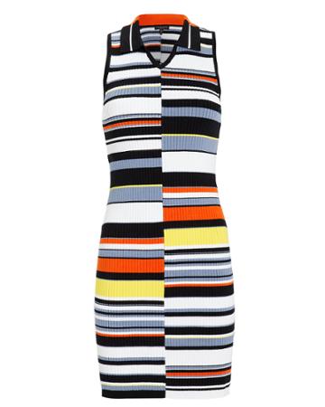 Rag And Bone Rag & Bone Mason Polo Dress Navy/stripes L