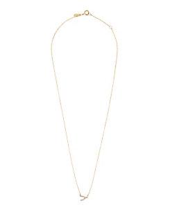 Adina Reyter Pav Diamond Wishbone Necklace