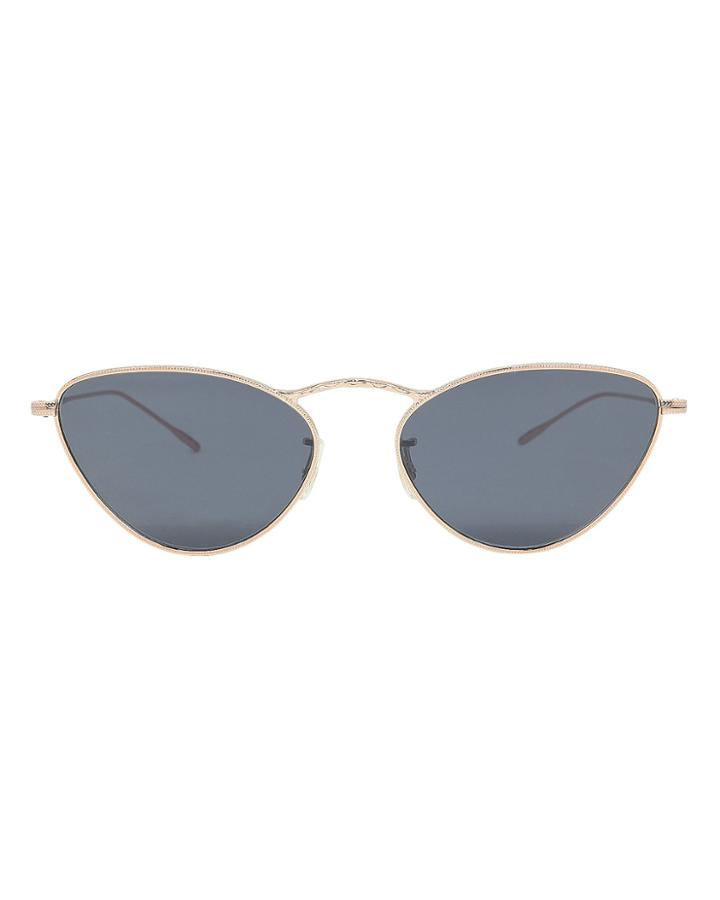Oliver Peoples Lelaina Cat Eye Sunglasses Gold 1size